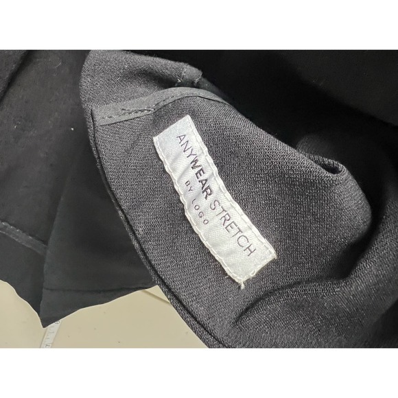 LOGO by Lori Goldstein AnyWEAR One Button Blazer BLACK SIZE M NWT - Picture 6 of 8